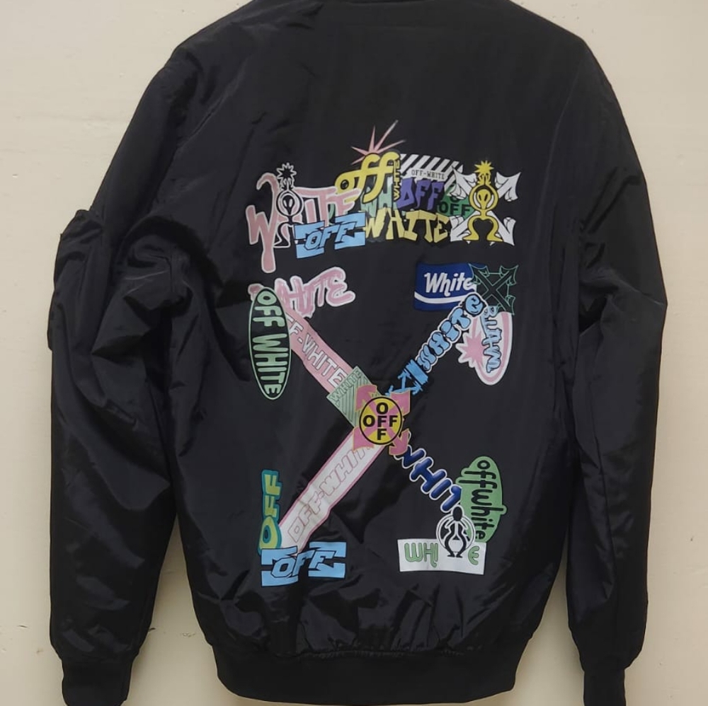 Off white Bomber jackets - Picture 3 of 8